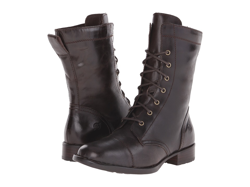 Born Livingston (Mushroom/Dark Brown Full Grain Leather) Women
