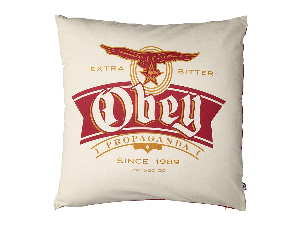 Obey - Extra Bitter Pillow (Cream) Sheets Bedding