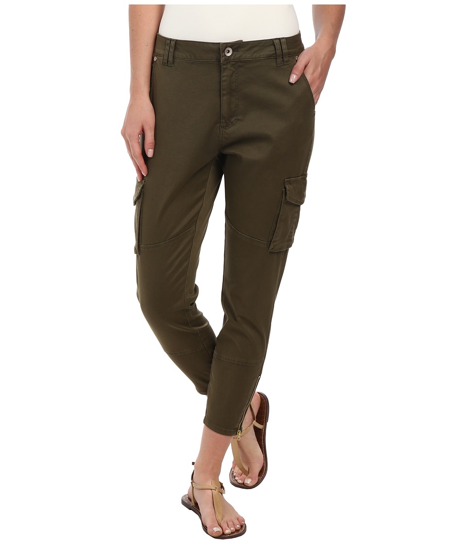 ONLY Amy Antifit Cargo Ankle Pants (Ivy Green) Women