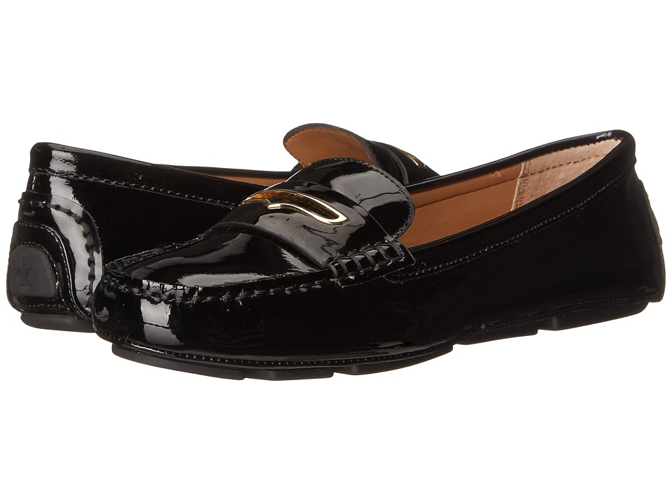 Womens Shoes Calvin Klein Lynsey Black Patent Womens Shoes Calvin Klein Lynsey Black Patent