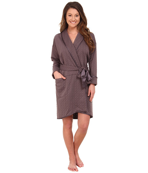 UPC 716274662324 product image for Midnight by Carole Hochman - September Nights Quilted Robe (Sweet Truffle) Women | upcitemdb.com