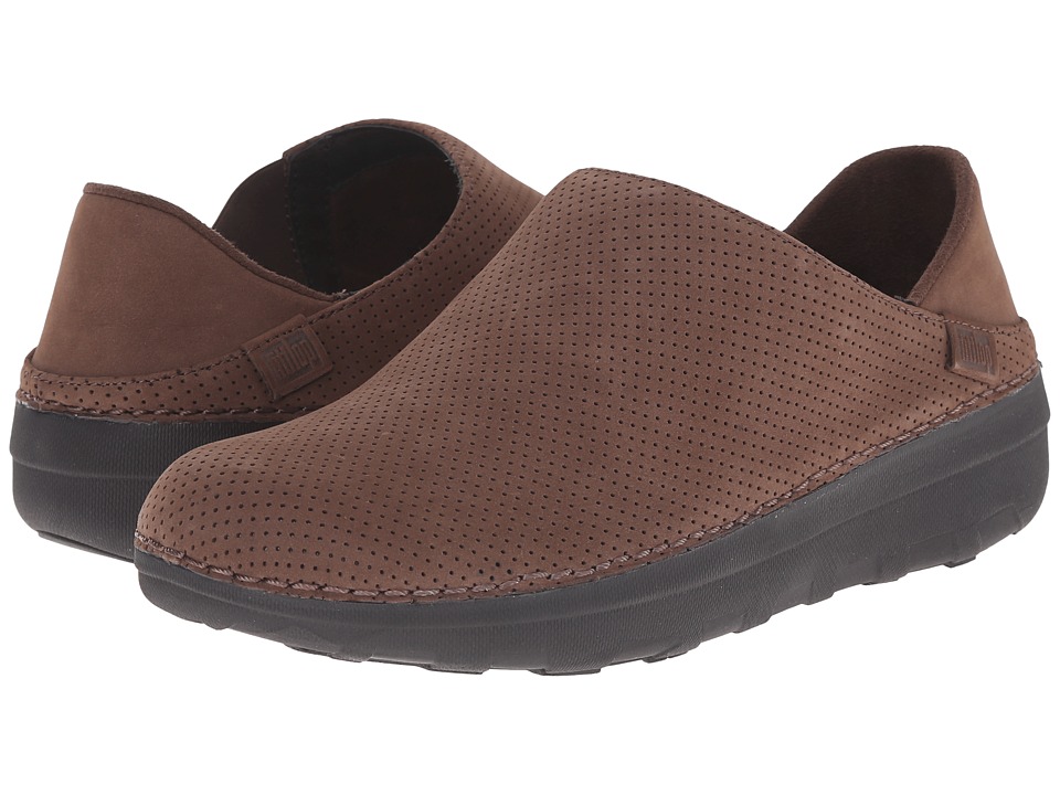 FitFlop - Superloafer Nubuck (Chocolate Brown) Women
