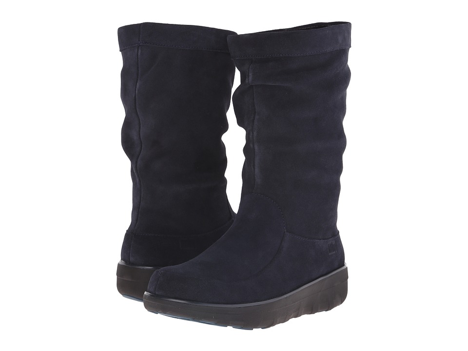 FitFlop Loafftm Slouchy Knee Boot (Supernavy) Women