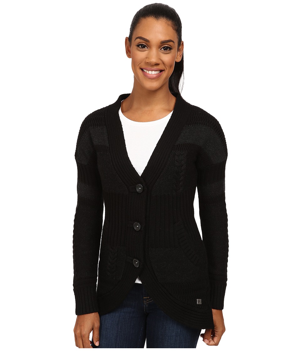 Smartwool Meran Long Cardigan (Charcoal Heather) Women