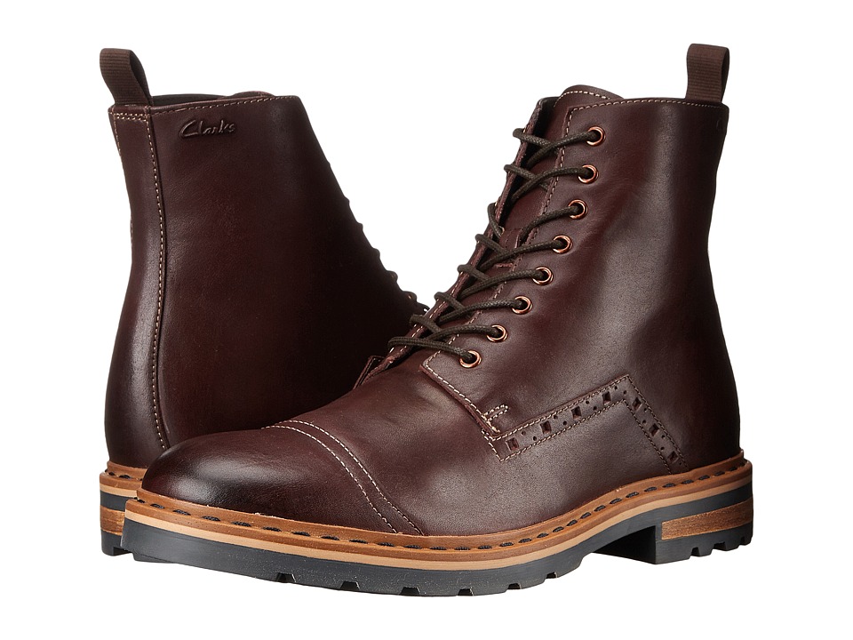 Clarks - Dargo Rise (Chestnut Leather) Men