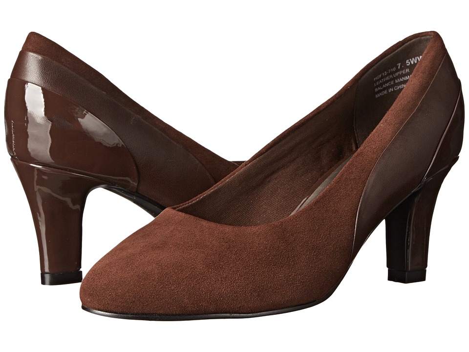 David Tate - Sexy (Brown/Suede/Patent) High Heels