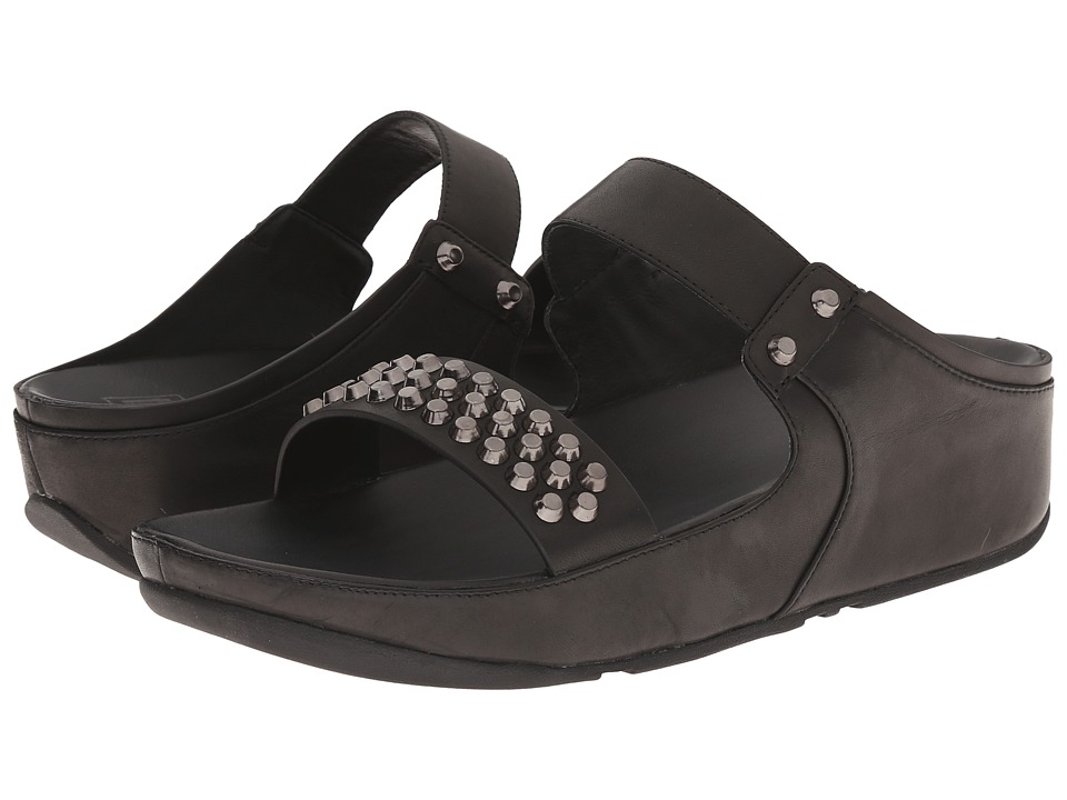 FitFlop Amsterdamtm Studded Slide (Black) Women