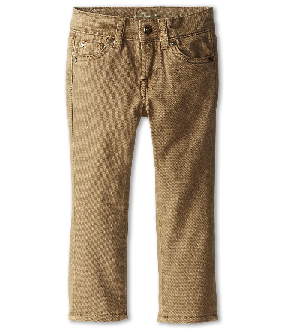 7 For All Mankind Kids Straight Leg Jeans in Sand (Toddler) (Sand) Boy