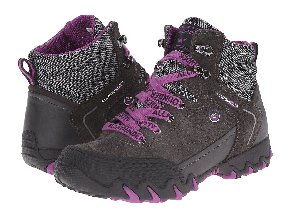 Allrounder by Mephisto Nigata Tex (Black Rubber/Graphite O Suede) Women