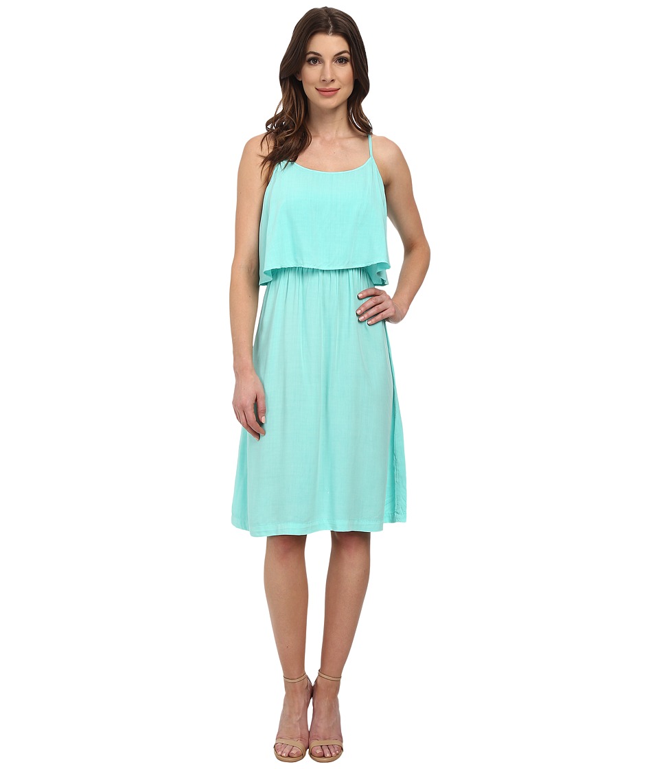 Michael Stars Modern Rayon Cami Dress w/ Open Back (Aruba) Women