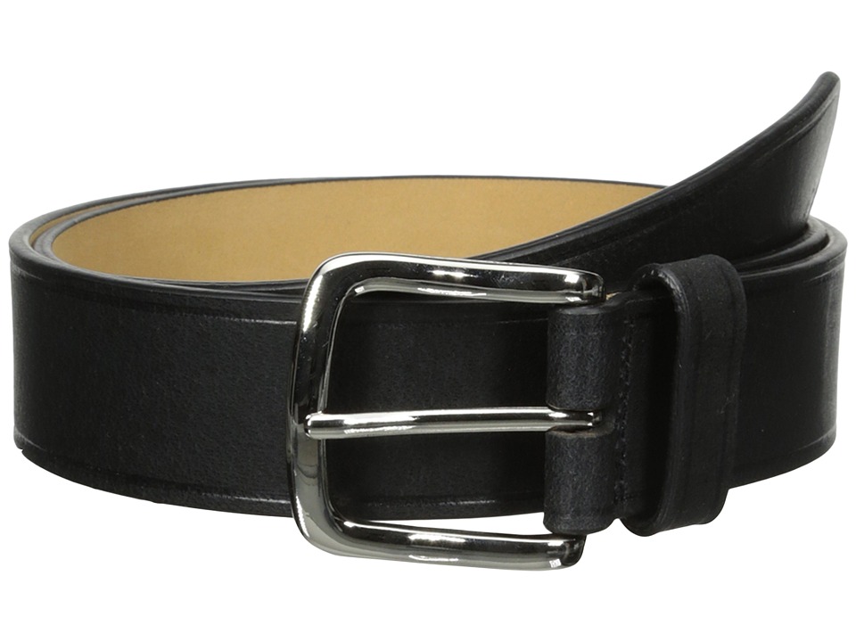 Cole Haan 35mm Buff Harness Leather Belt (Black) Men