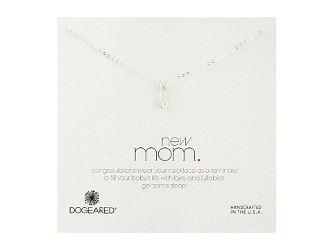 Dogeared - New Mom Safety Pin Necklace (Sterling Silver) Necklace
