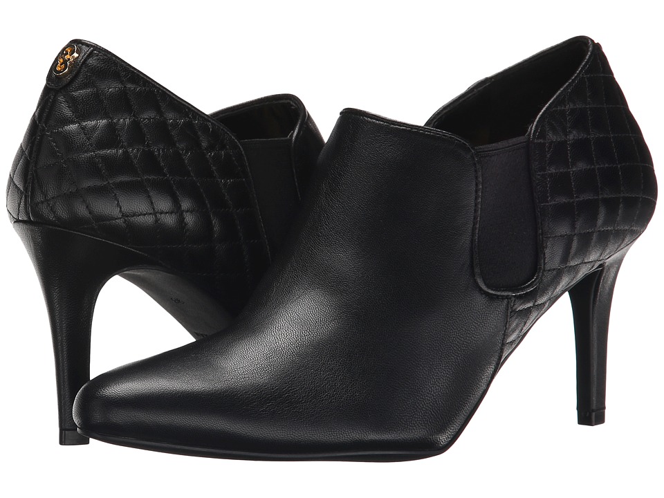 Cole Haan Maxfield Shootie (Black Leather/Black Quilted) Women