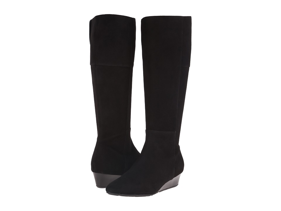 Cole Haan Tali Luxe Boot 40 (Black Suede) Women