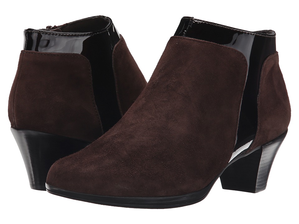 Munro Hope (Chocolate Suede/Patent) High Heels