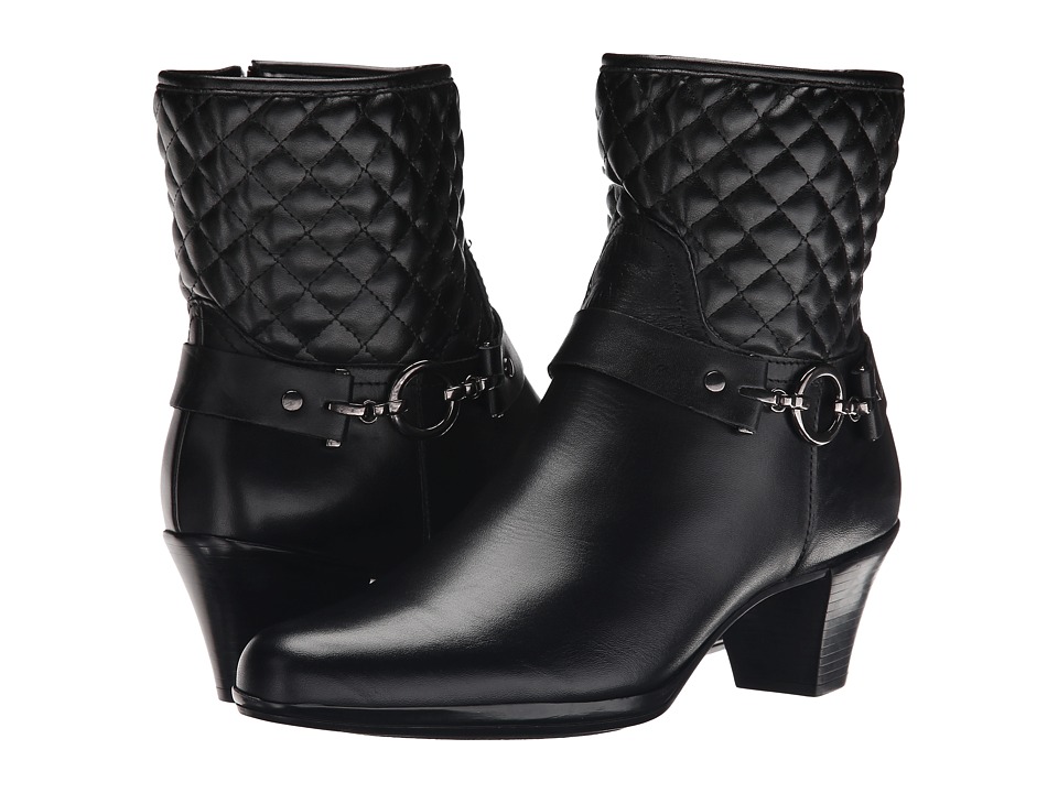 Munro Laconia (Black Leather/Polyurethane) Women