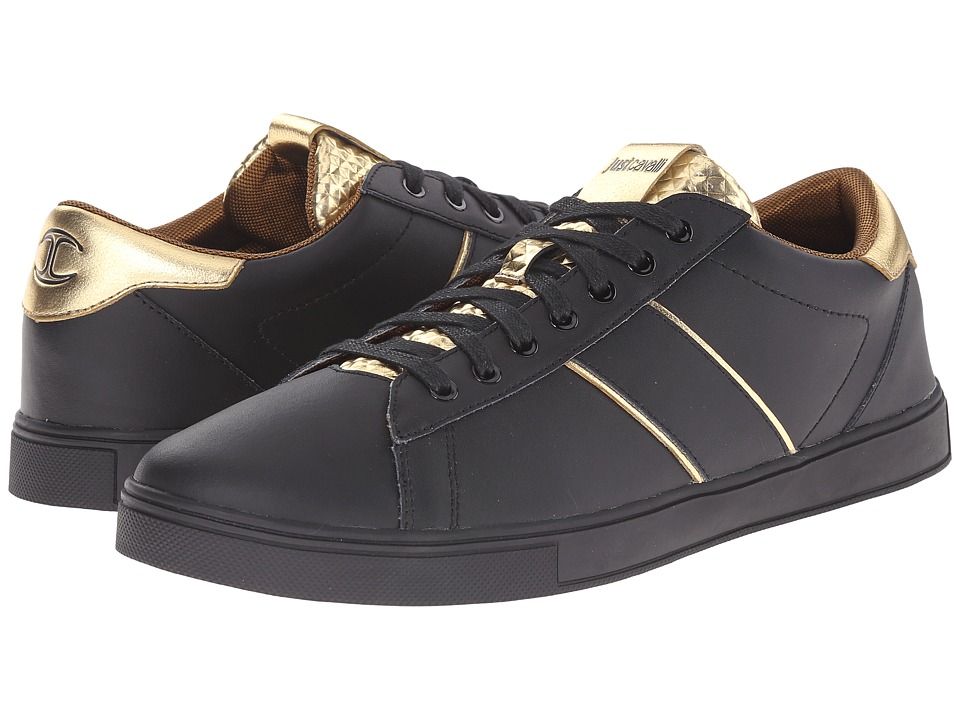 Just Cavalli - Metallic Studded Sneaker (Black) Men