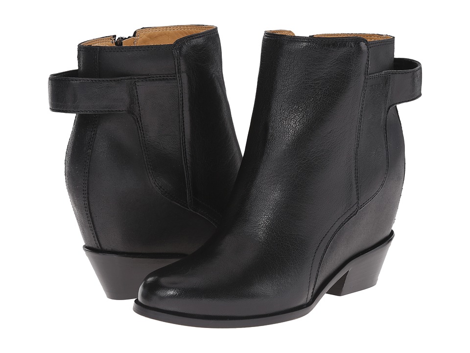 MM6 Maison Margiela - Hidden Wedge Ankle Boot (Black/Black) Women