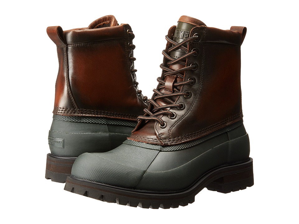 Frye Alaska Lace Up (Forest Multi WP Smooth Pull Up) Men