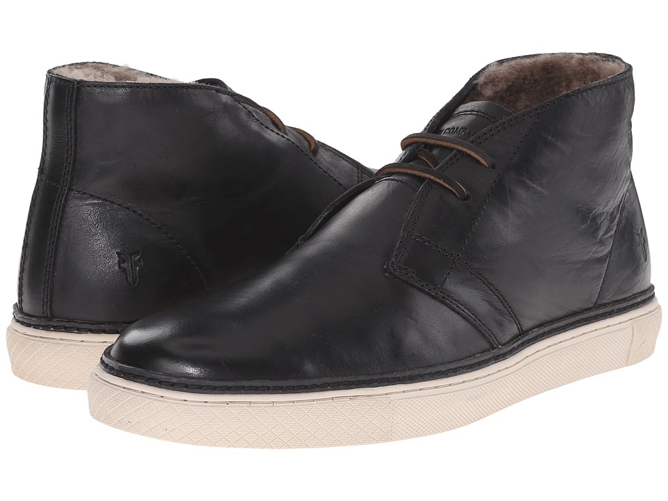 Frye Gates Chukka (Black Antique Pull Up) Men