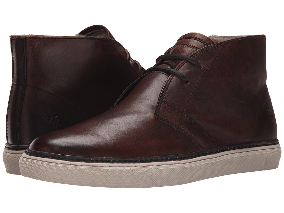 Frye Gates Chukka (Dark Brown Antique Pull Up) Men