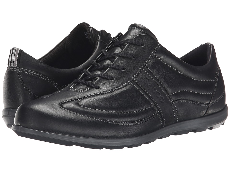 ECCO Cayla Casual Tie (Black/Black) Women
