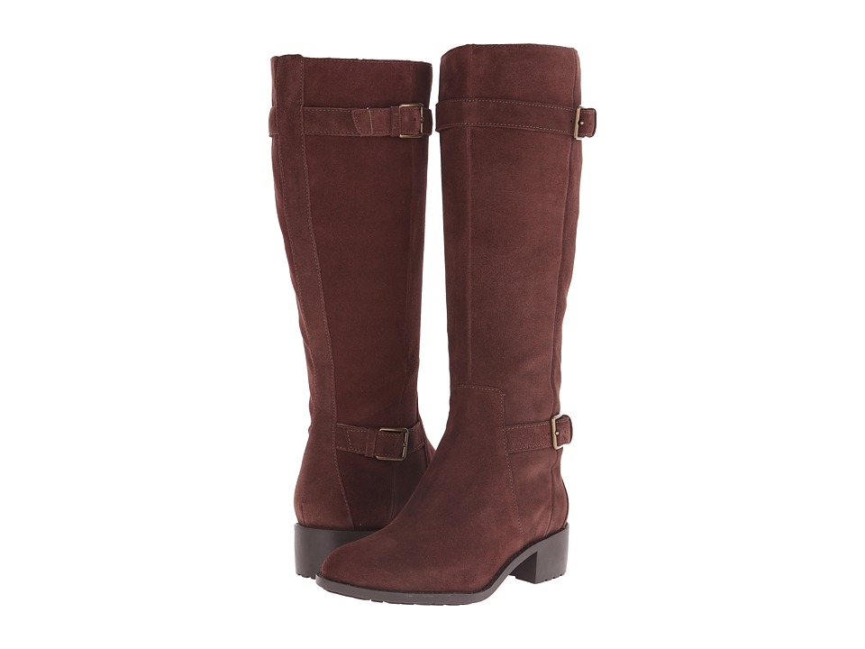 Cole Haan Putnam Waterproof Boot Extended Calf (Chestnut Suede) Women