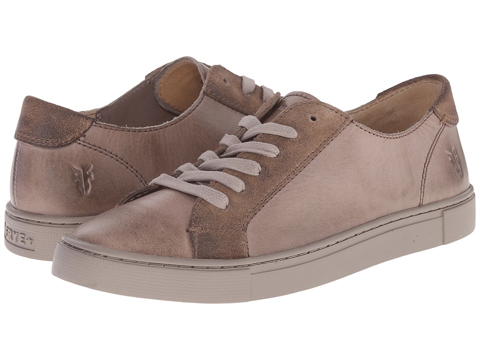 Frye Gemma Low Lace (Grey Veg Tan/Oiled Suede) Women
