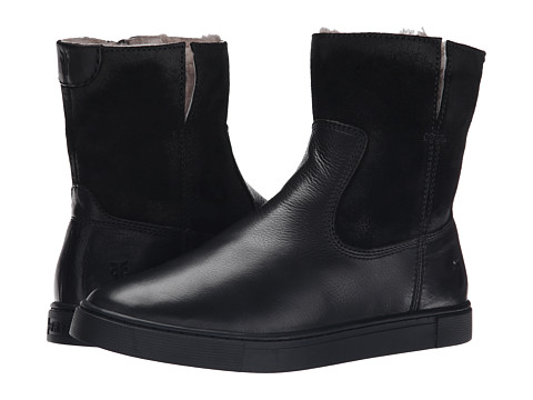 UPC 889655000548 product image for Frye - Gemma Short Shearling (Black Soft Vintage Leather/Oiled Suede) Cowboy Boo | upcitemdb.com