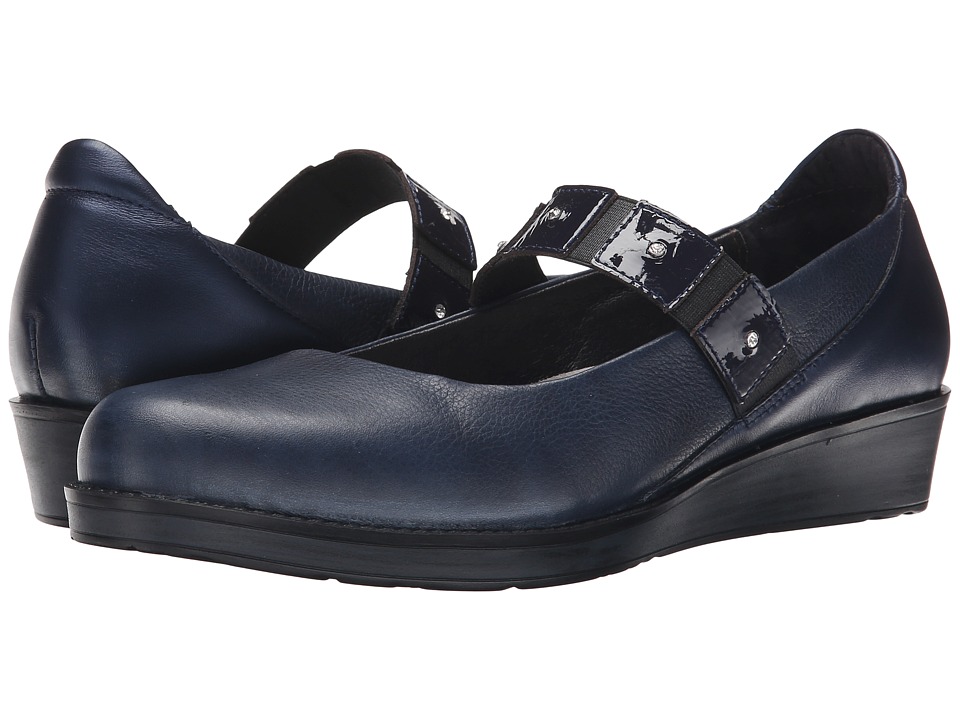 Naot Footwear Honesty (Ink Leather/Navy Patent Leather/Polar Sea Leather) Women