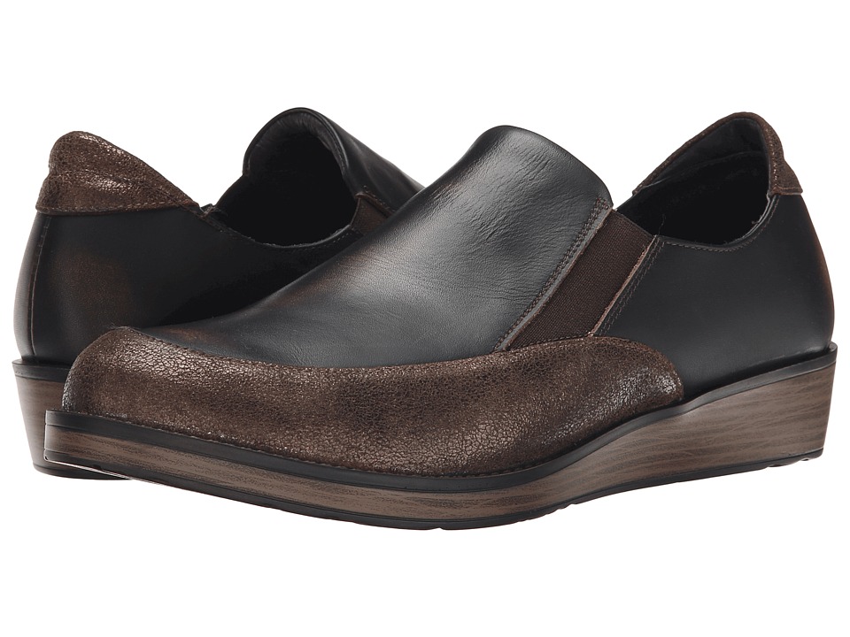 Naot Footwear Cherish (Bronze Shimmer Suede/Volcanic Brown Leather) Women