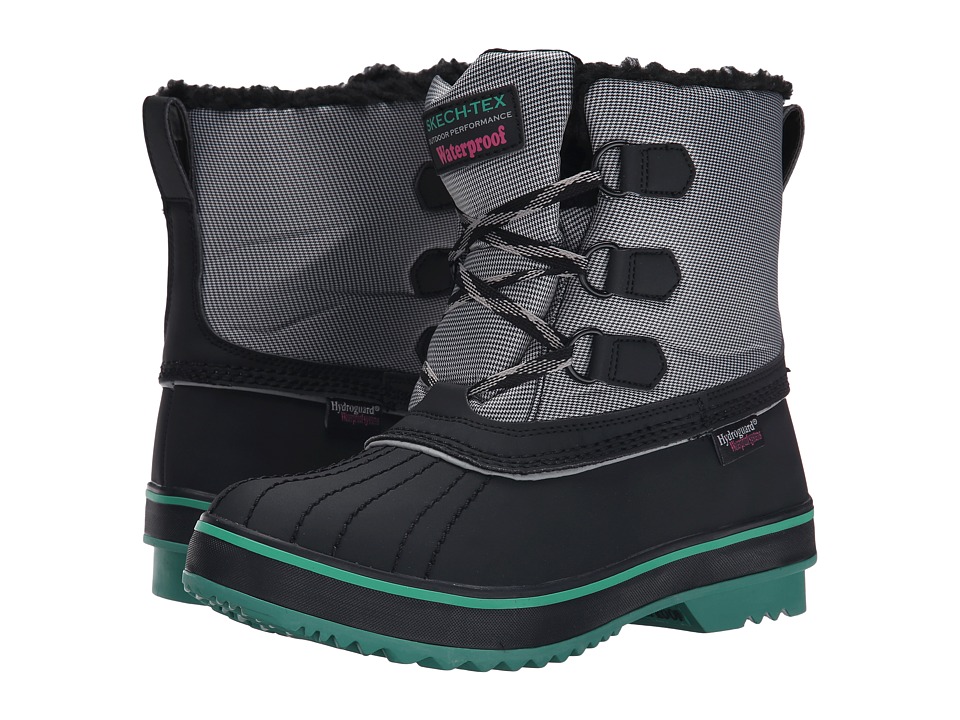 SKECHERS Highlands-Polar Bear (Black/Grey) Women