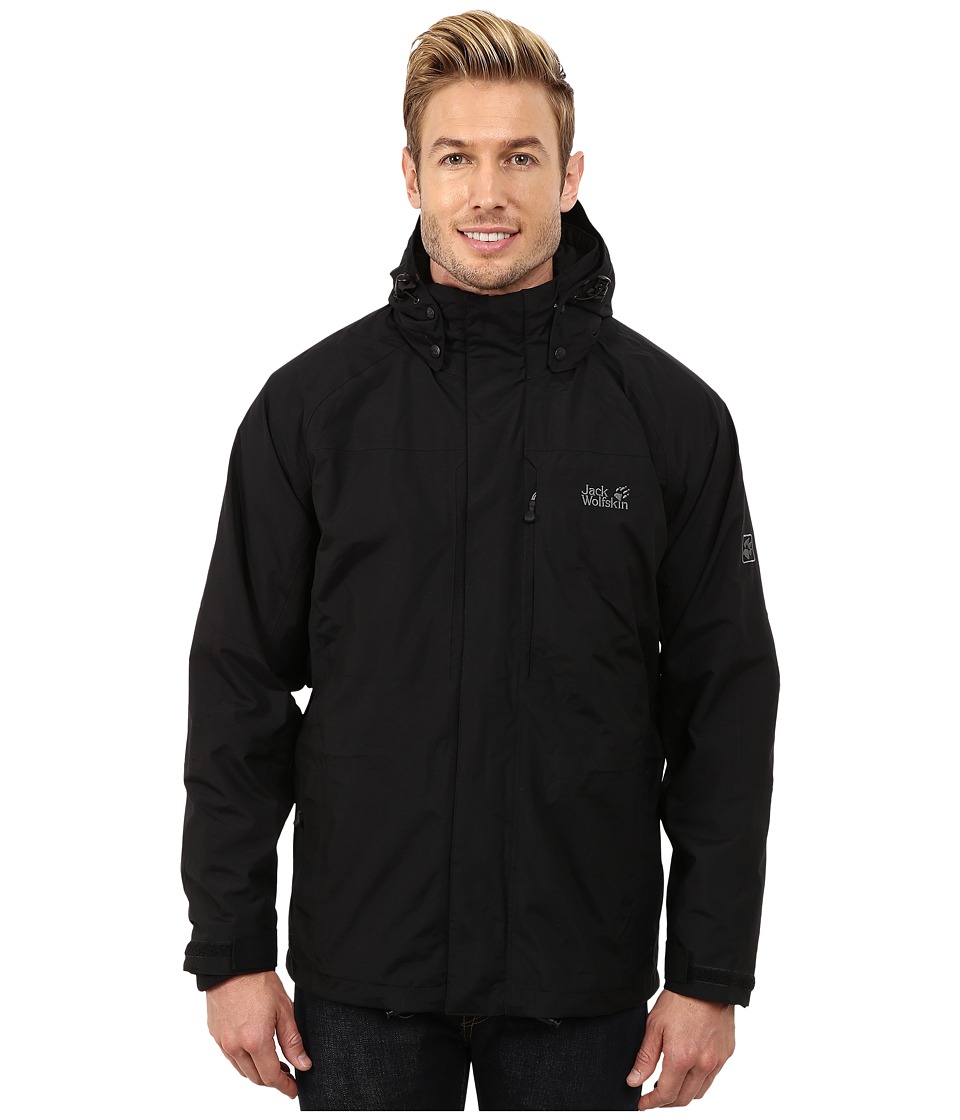Jack Wolfskin - Brooks Range 3-In-1 Jacket (Black) Men