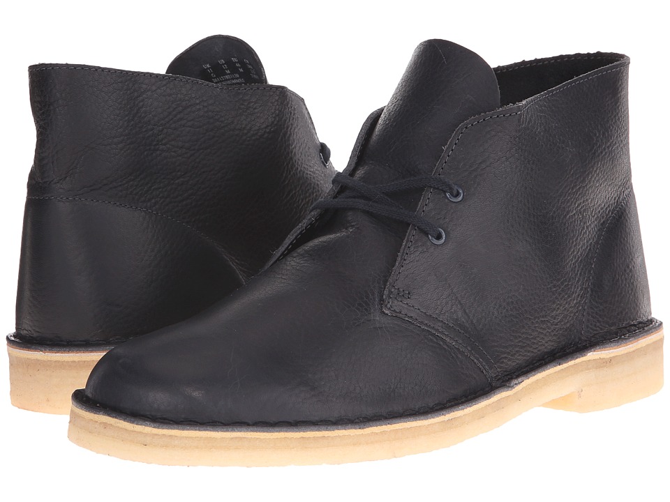 Clarks - Desert Boot (Navy Leather) Men