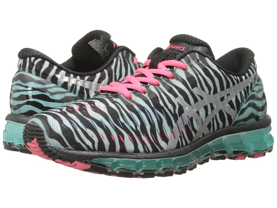 UPC 889436058638 product image for ASICS - GEL-Quantum 360 (Zebra/Lightning/Blue Light) Women's Running Shoes | upcitemdb.com