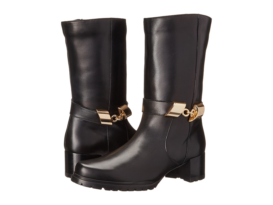 Stuart Weitzman Skiparound (Black Nappa) Women