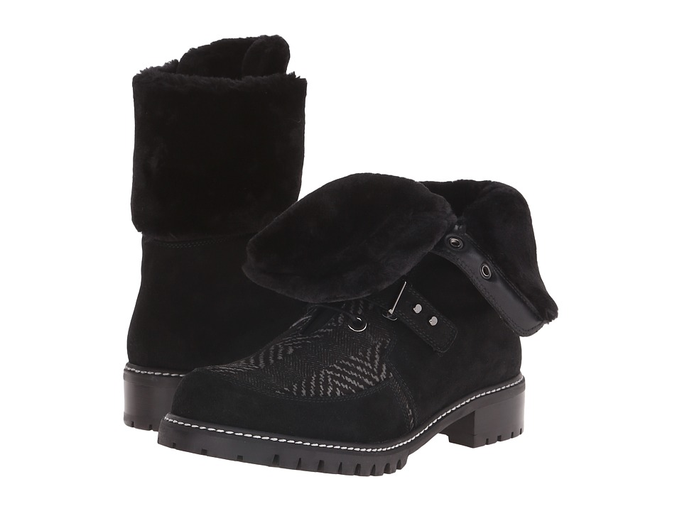 Stuart Weitzman - Viking (Black Sport Suede) Women