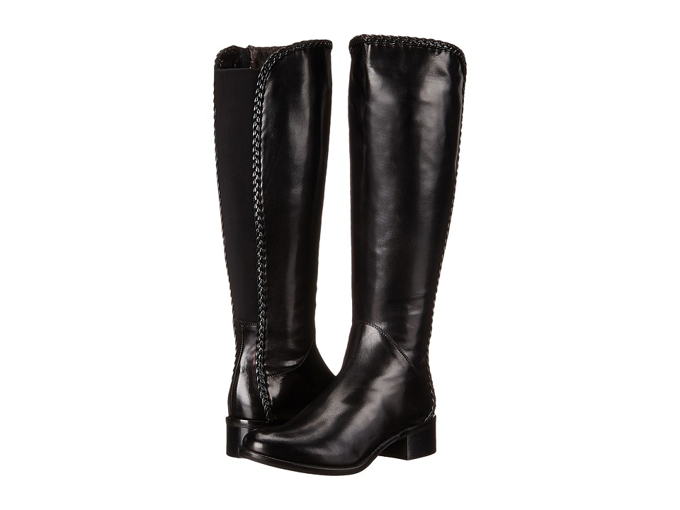 Sesto Meucci B1330 (Black Nappa/Black Micro Fabric) Women