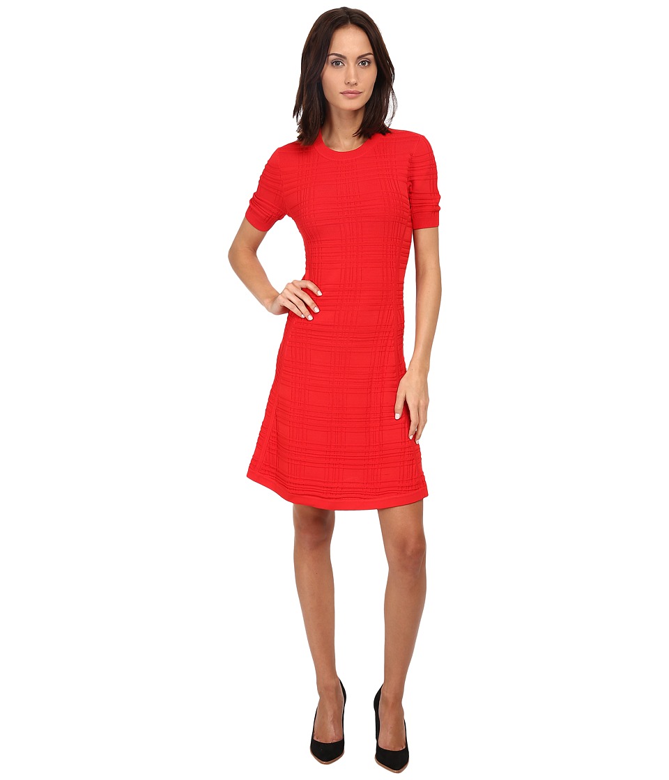 Kate Spade New York Textured Scuba Dress (Lollipop Red) Women