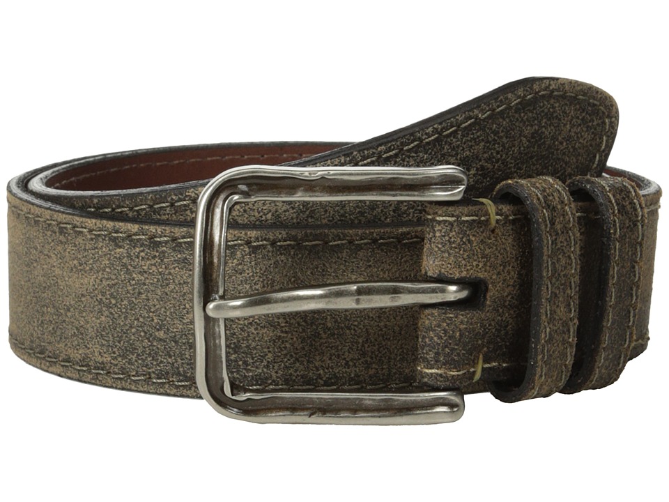 Torino Leather Co. 40mm Sanded Harness Leather w/ Old Nickel Buckle (Moss) Men