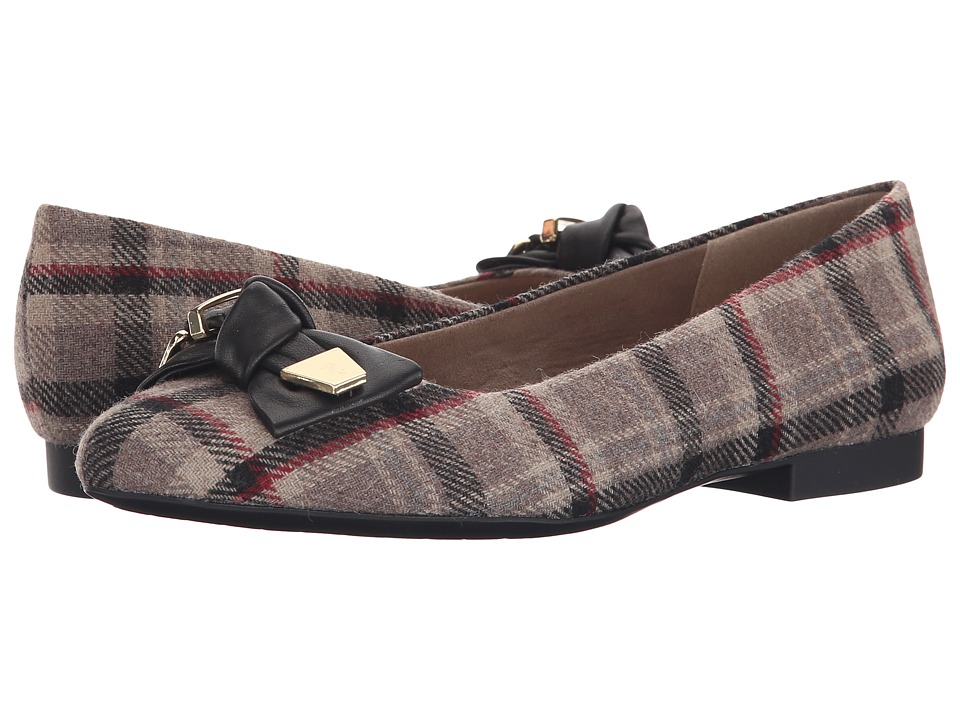 Bella-Vita Ozark (Stone Plaid Flannel/Black) Women