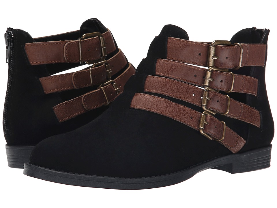 Bella-Vita Ronan (Black Suede/Camel) Women