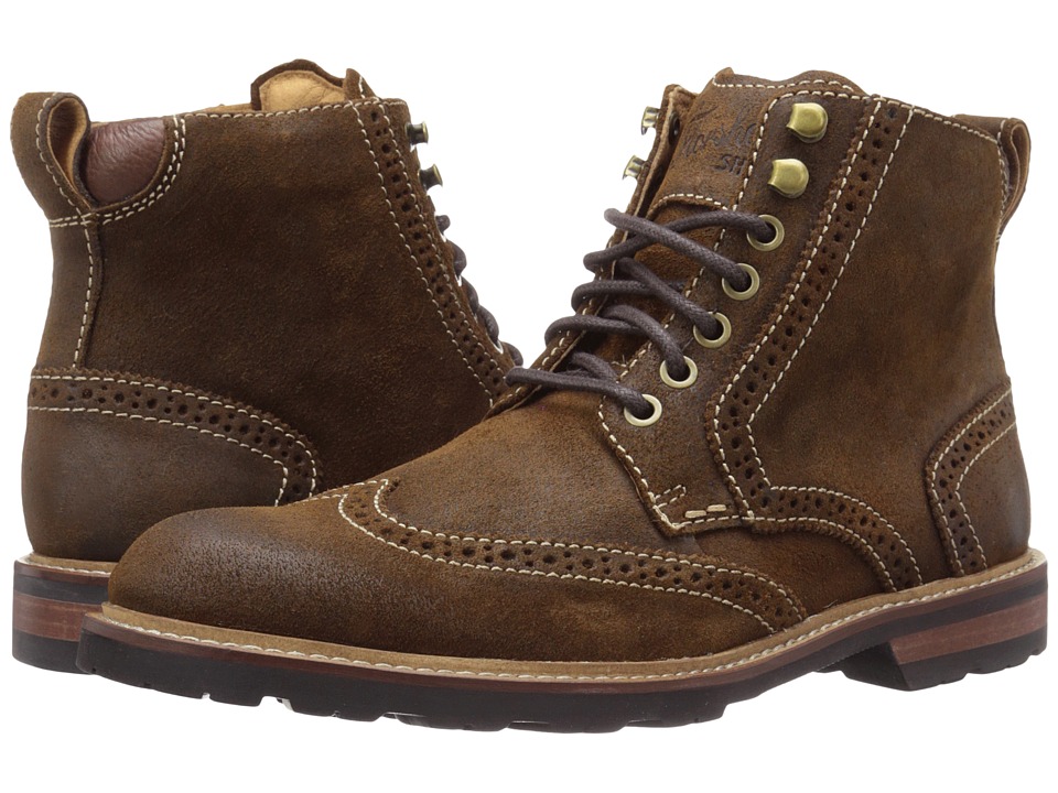 UPC 023938537646 product image for Florsheim - Kilbourn Wingtop Boot (Stone Waxy Suede) Men's Boots | upcitemdb.com