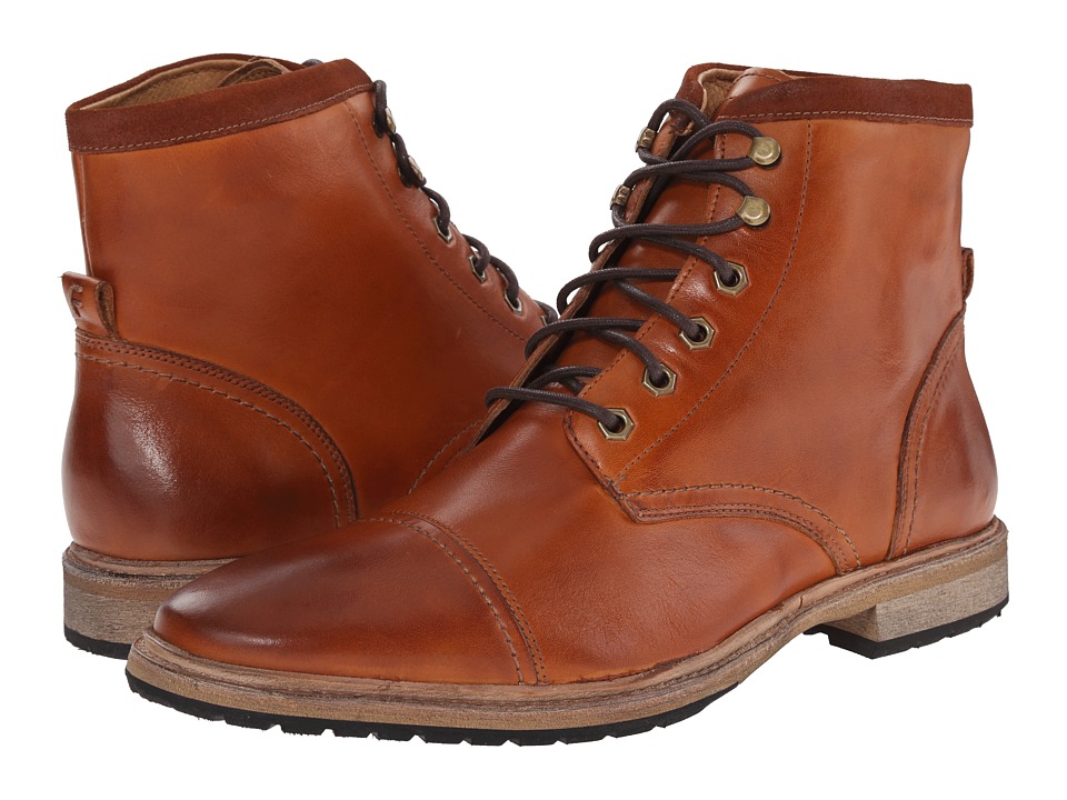 Florsheim Indie Cap Toe Boot (Saddle Tan Smooth) Men