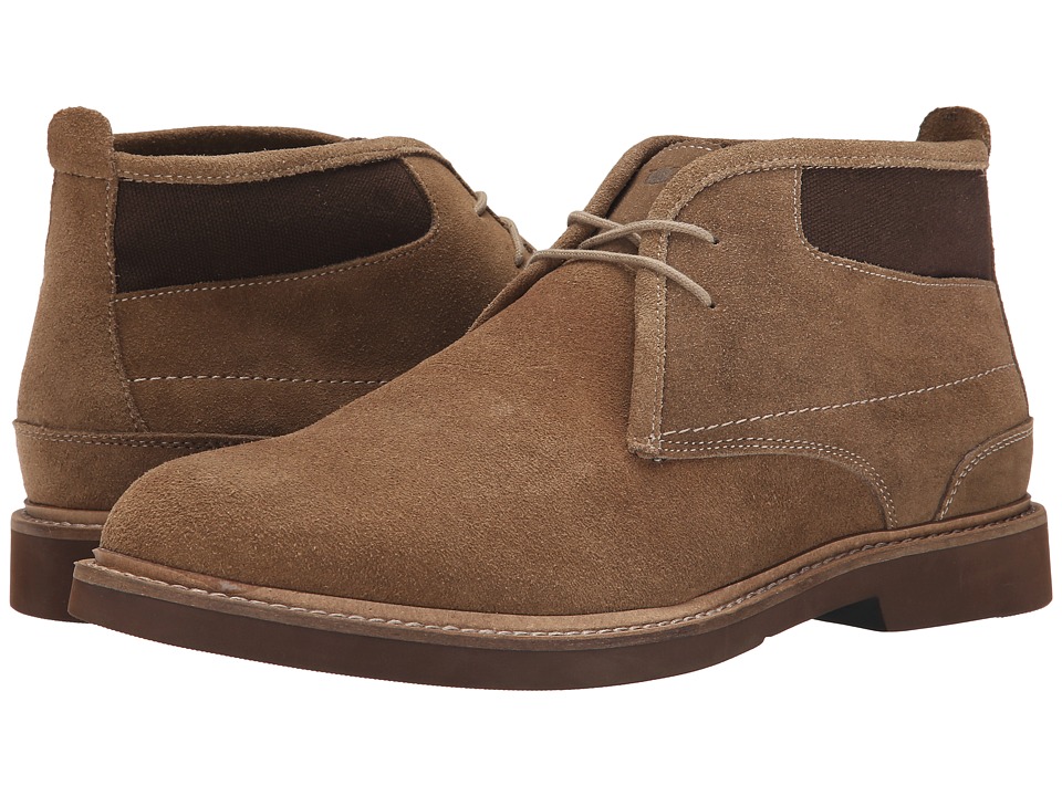 Florsheim Bucktown Chukka Boot (Mushroom Suede/Brown Canvas) Men