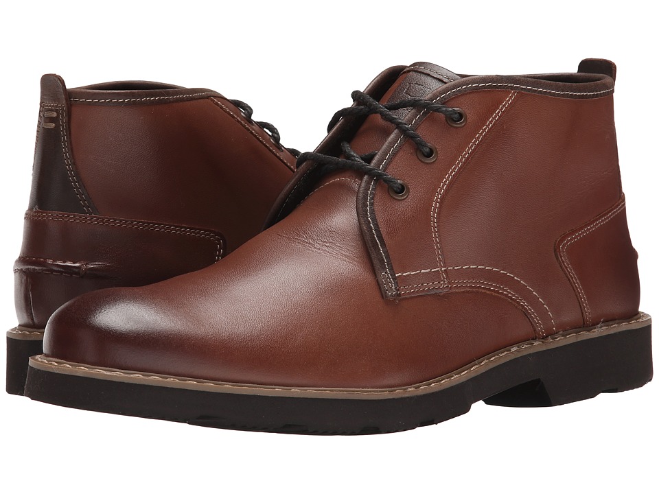 Florsheim Casey Chukka Boot (Cognac Smooth) Men