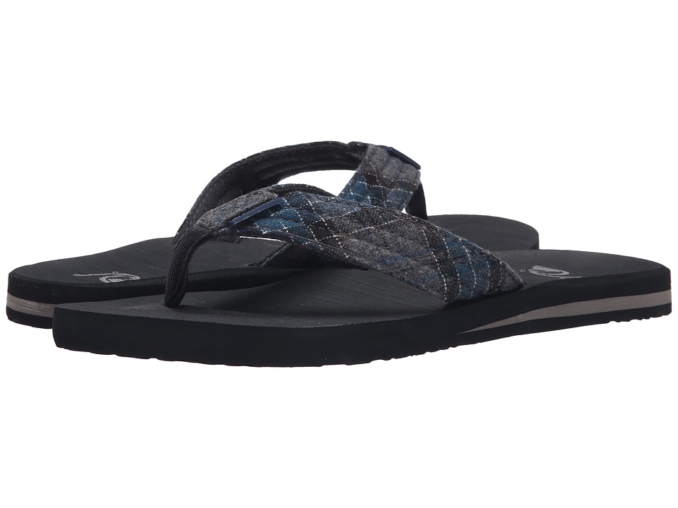 Quiksilver - Carver Textile (Grey/Blue/Black) Men