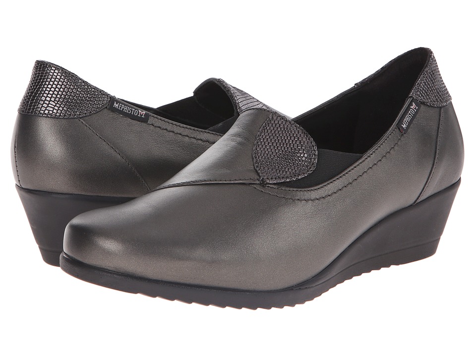 Mephisto Giacinta (Khaki Green Perl Calfskin/Steel Python) Women