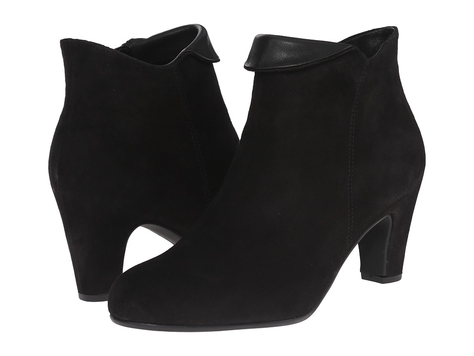 Gabor - Gabor 35.670 (Black Samtchevreau/Foulard) Women
