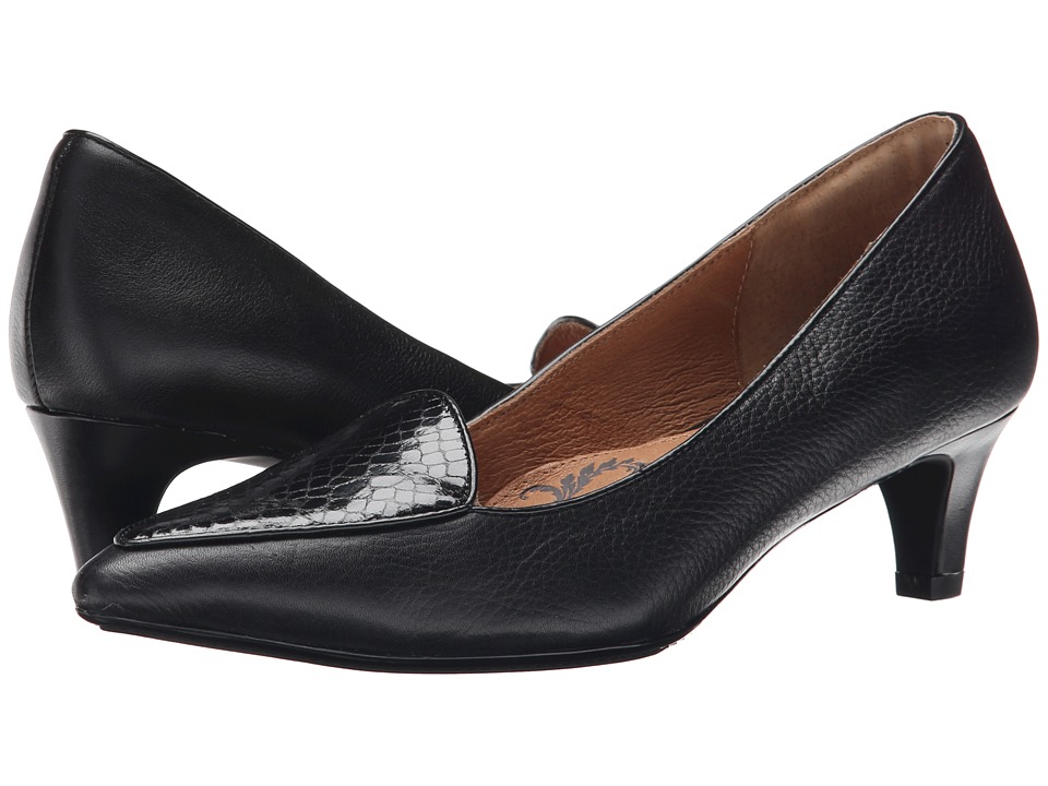 Sofft Varney (Black Venice/Snake Print) High Heels